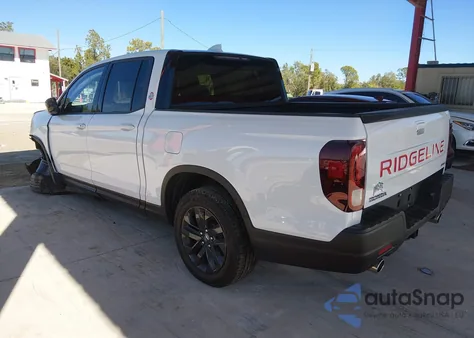 2025 Honda Ridgeline Sport z USA, uszkodzony, nr VIN 5FPYK3F11SB001880